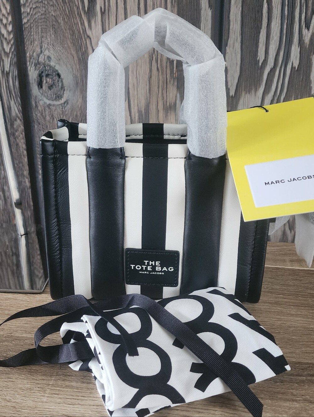 NWT Marc Jacobs Calfskin Striped Mini The Traveler